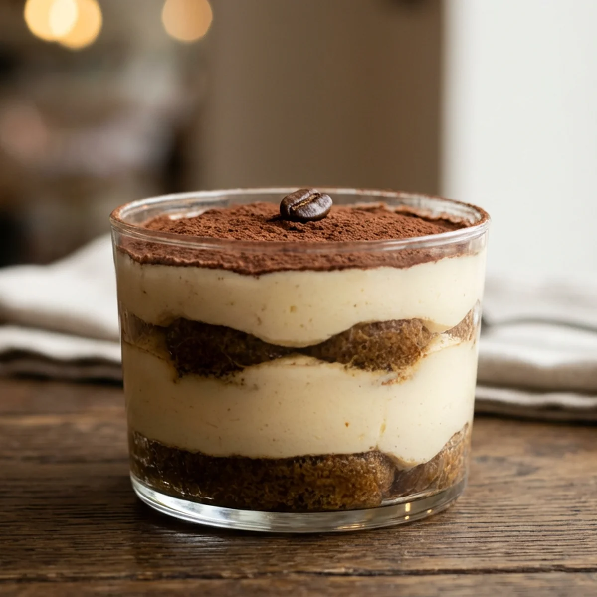 Tiramisu classico, plat signature de Terra d'Italia Lyon
