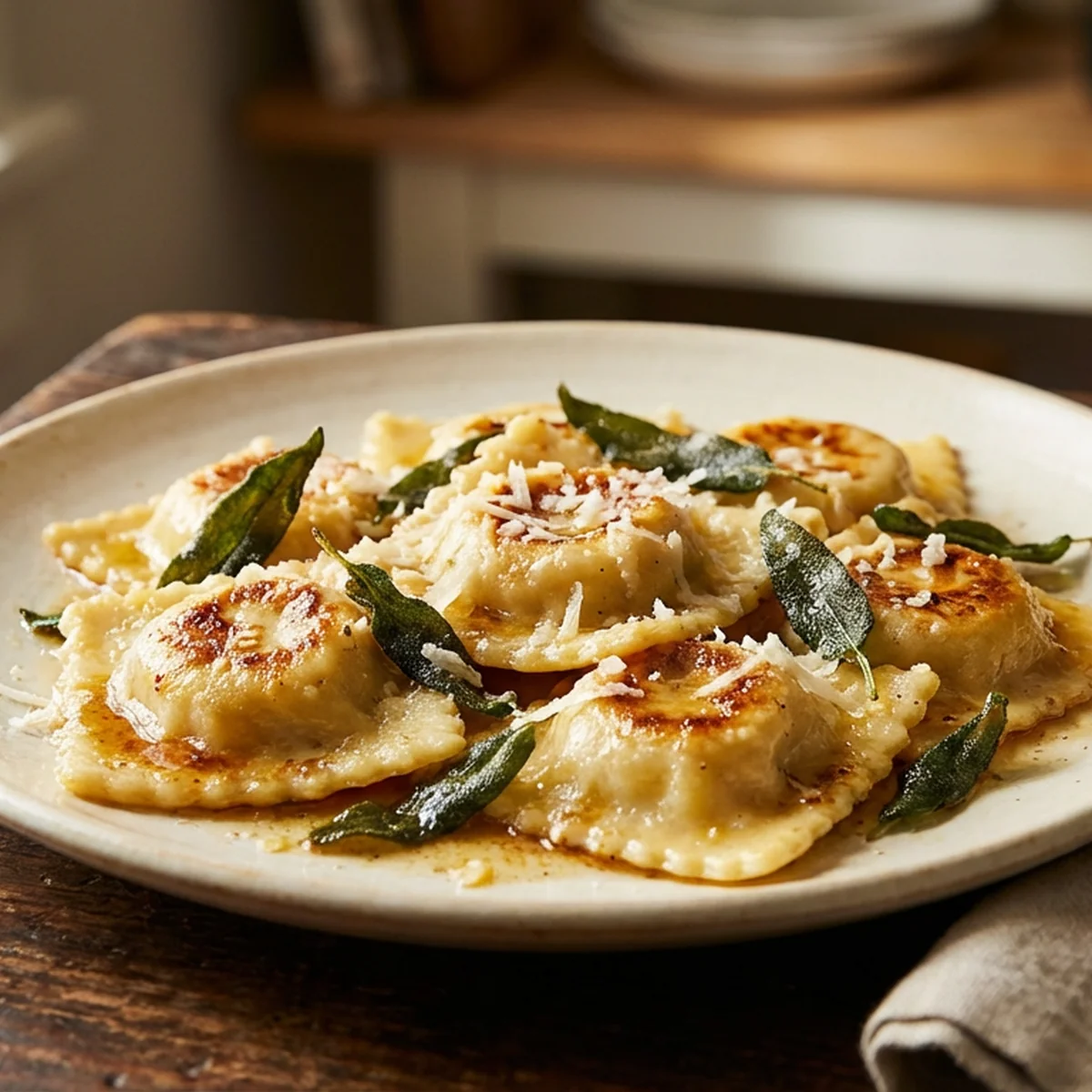 Raviolis maison, plat signature de Terra d'Italia Lyon